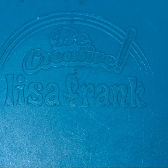 LISA FRANK Vintage CASEY CLIP BOARD Lap Art box Storage Sparkle Glitter - Picture 7 of 9